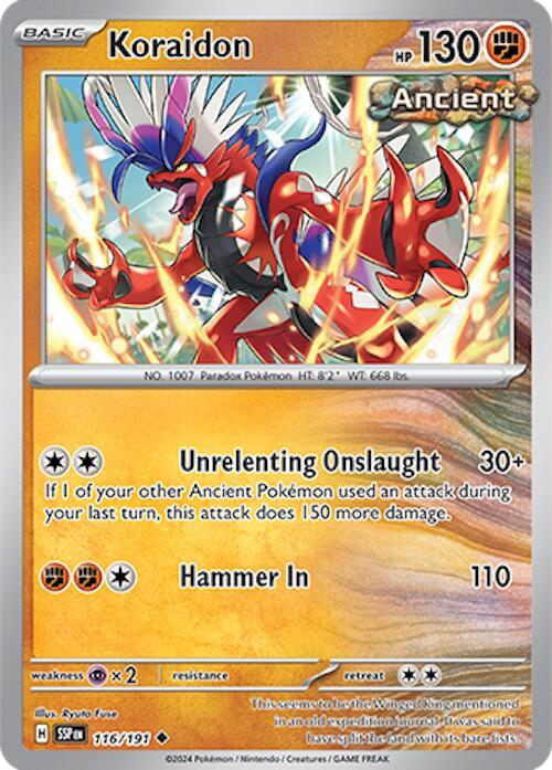 Koraidon 116/191 - SV08: Surging Sparks (SSP)