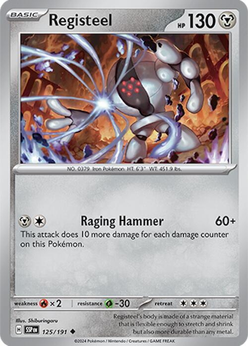 Registeel 125/191 - SV08: Surging Sparks (SSP)
