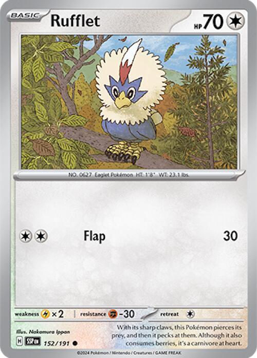 Rufflet 152/191 - SV08: Surging Sparks (SSP)