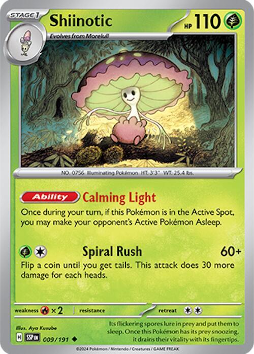 Shiinotic 009/191 - SV08: Surging Sparks (SSP)