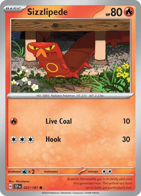 Sizzlipede 027/191 - SV08: Surging Sparks (SSP)