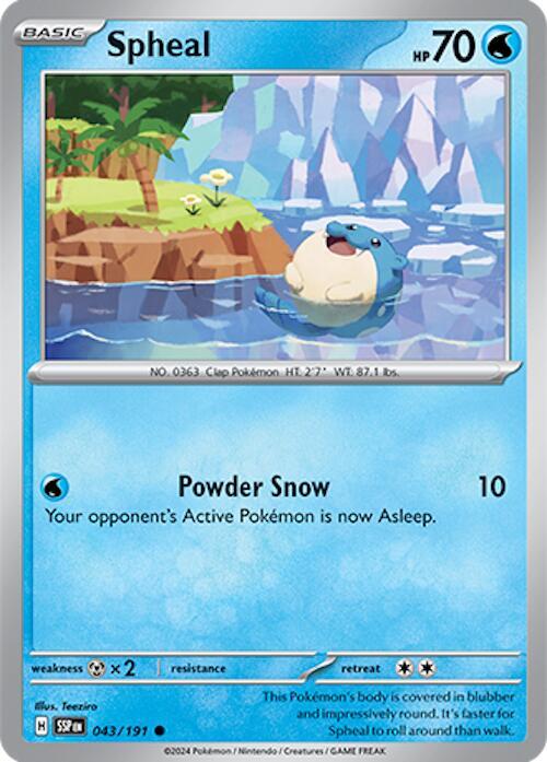 Spheal 043/191 - SV08: Surging Sparks (SSP)
