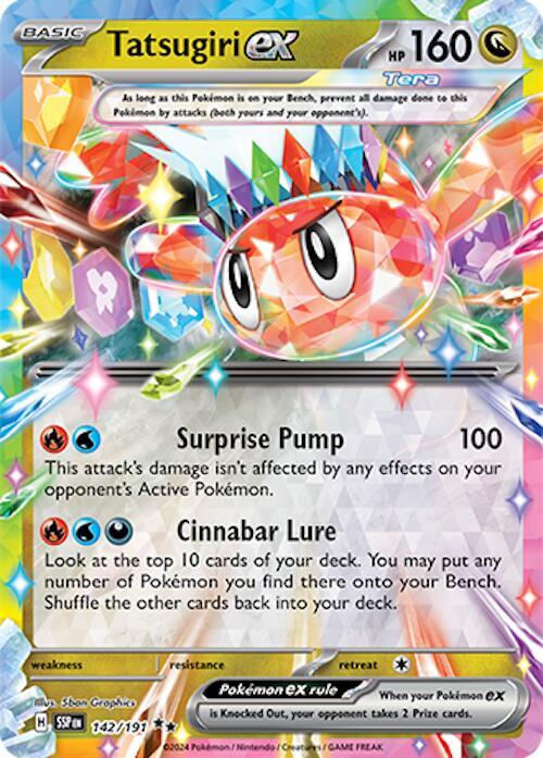 Tatsugiri ex 142/191 - SV08: Surging Sparks (SSP)