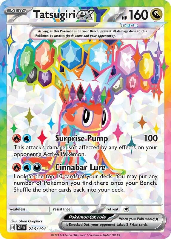 Tatsugiri ex 226/191 - SV08: Surging Sparks (SSP)
