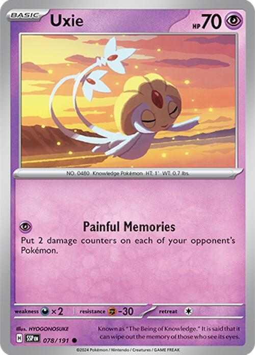 Uxie 078/191 - SV08: Surging Sparks (SSP)