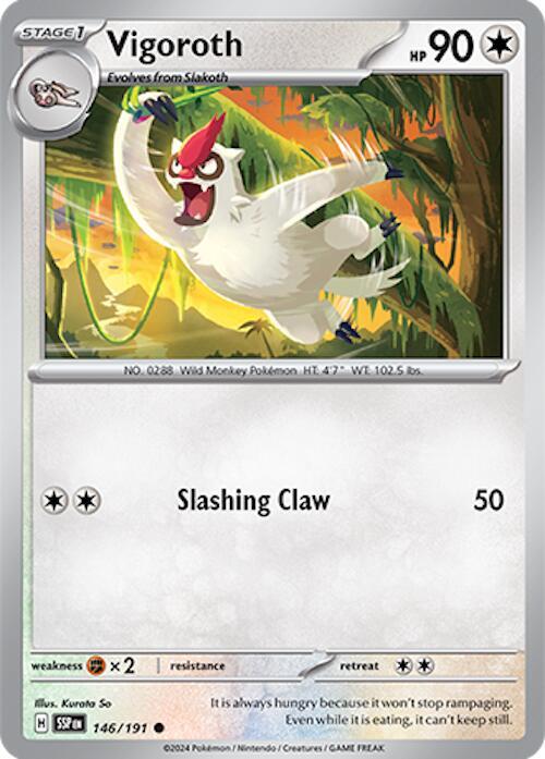 Vigoroth 146/191 - SV08: Surging Sparks (SSP)