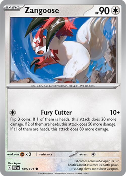 Zangoose 149/191 - SV08: Surging Sparks (SSP)