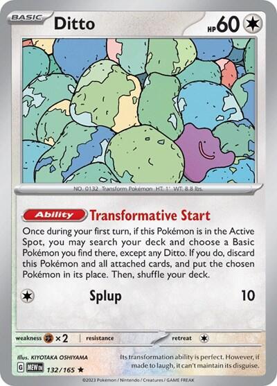 Ditto 132/165 - SV: Scarlet & Violet 151 (MEW)