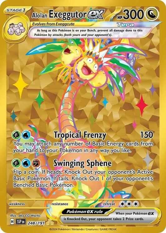 Alolan Exeggutor ex 248/191 - SV08: Surging Sparks (SSP)