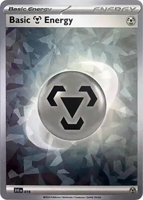 Basic Metal Energy (Cracked Ice Holo) 016/ - SV07: Stellar Crown (SCR)