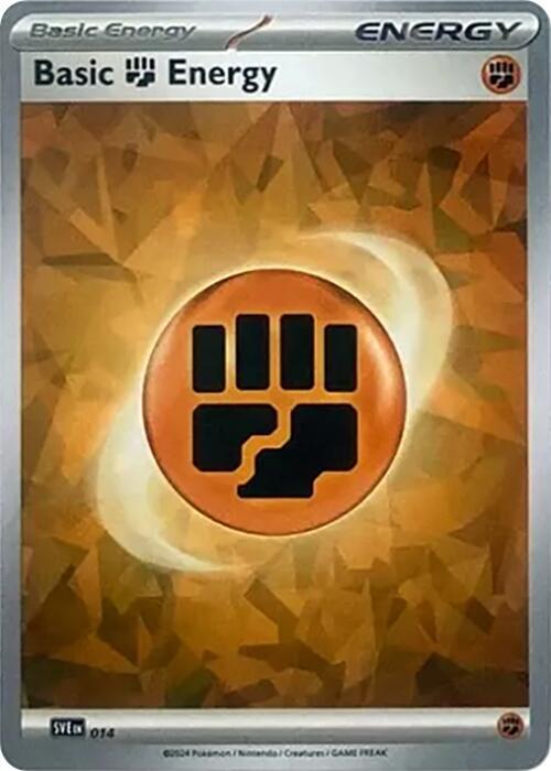 Basic Fighting Energy (Cracked Ice Holo) 014/ - SV07: Stellar Crown (SCR)