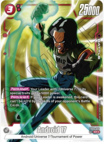 Android 17 - FB02-015 (Alternate Art) - Blazing Aura (FB02)