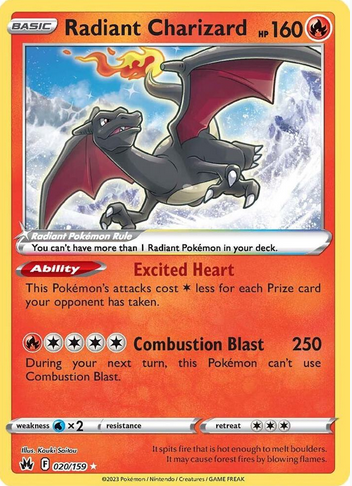 Radiant Charizard - Crown Zenith (CRZ)