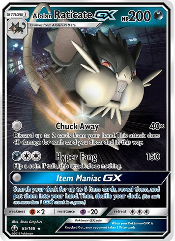 Alolan Raticate GX - SM - Celestial Storm (CES)