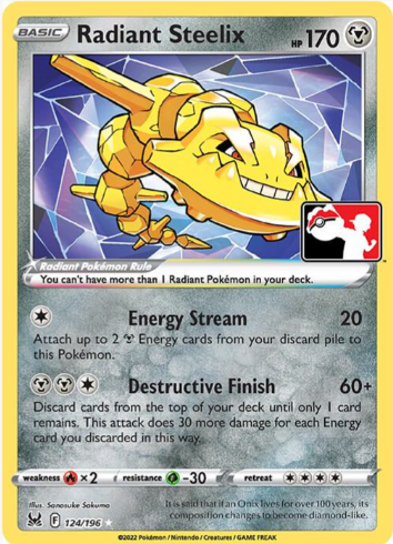 Radiant Steelix - Prize Pack Series Cards