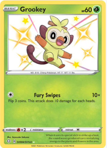 Grookey - Shining Fates: Shiny Vault (SHFSV)