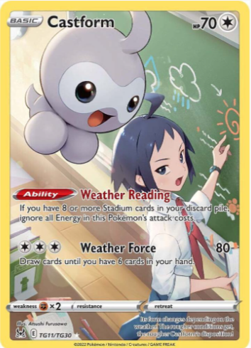Castform - SWSH11: Lost Origin Trainer Gallery (SWSH11: TG)