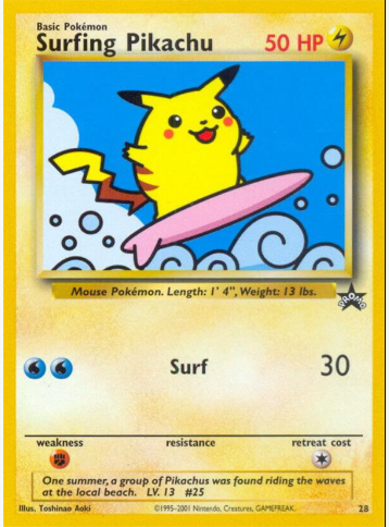 Surfing Pikachu - WoTC Promo (PR)