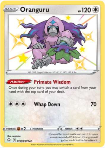 Oranguru - Shining Fates: Shiny Vault (SHFSV)