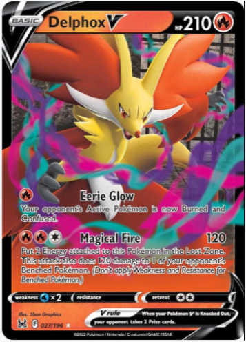Delphox V - SWSH11: Lost Origin (SWSH11)