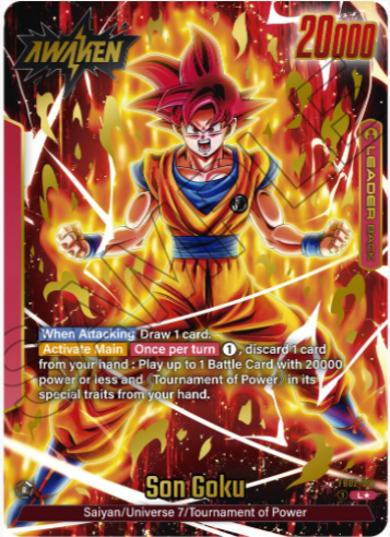 Son Goku - FB02-001 (Alternate Art) - Blazing Aura (FB02)
