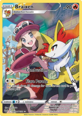 Braixen - SWSH12: Silver Tempest Trainer Gallery (SWSH12: TG)