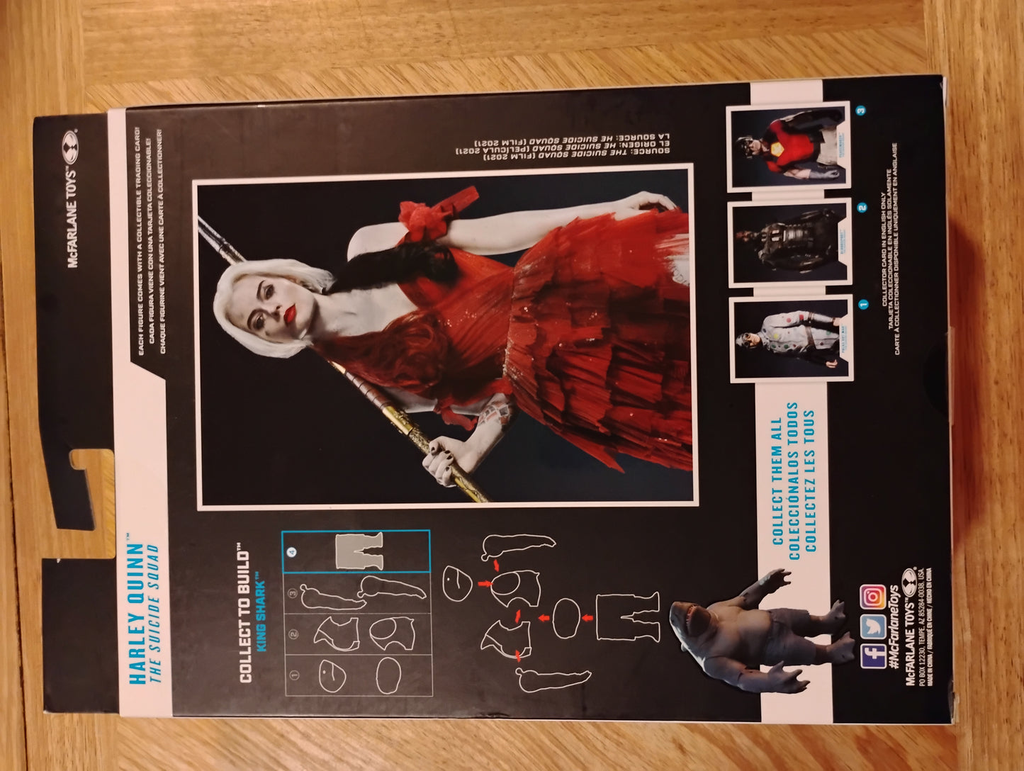 Mcfarlane DC Multiverse HARLEY QUINN Collect/Build King Shark Action Figure