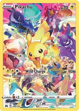 Pikachu (Secret) - Crown Zenith (CRZ) 160/159