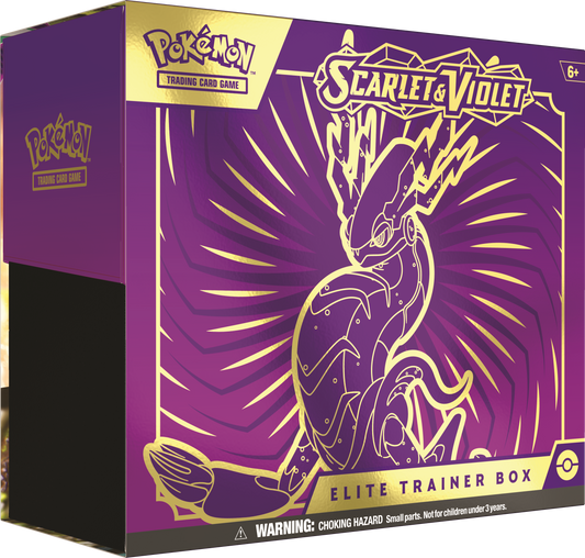 Scarlet & Violet Base Elite Trainer Box Miraidon (Purple)