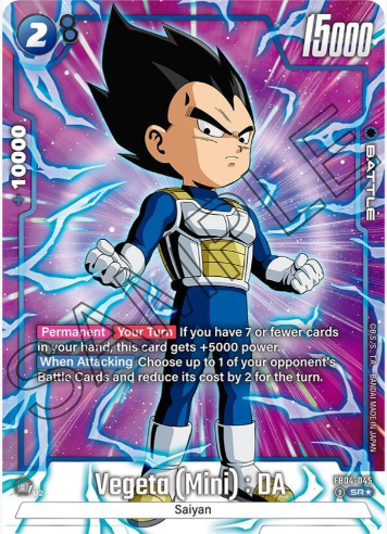 Vegeta (Mini) : DA (Alternate Art) - Ultra Limit (FB04)