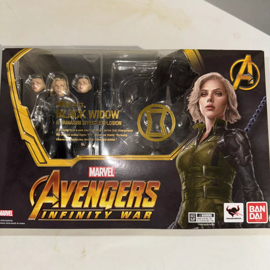 S.H. Figuarts Marvel Black Window Avengers Infinity Wars and Tamashii Explosion Effect